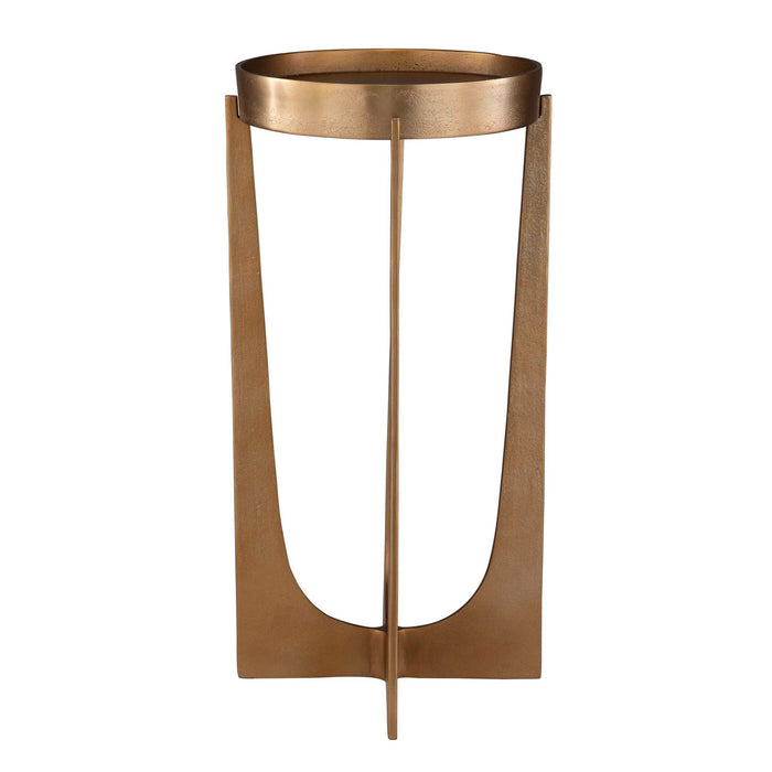 24.3" Accent Table - Gold