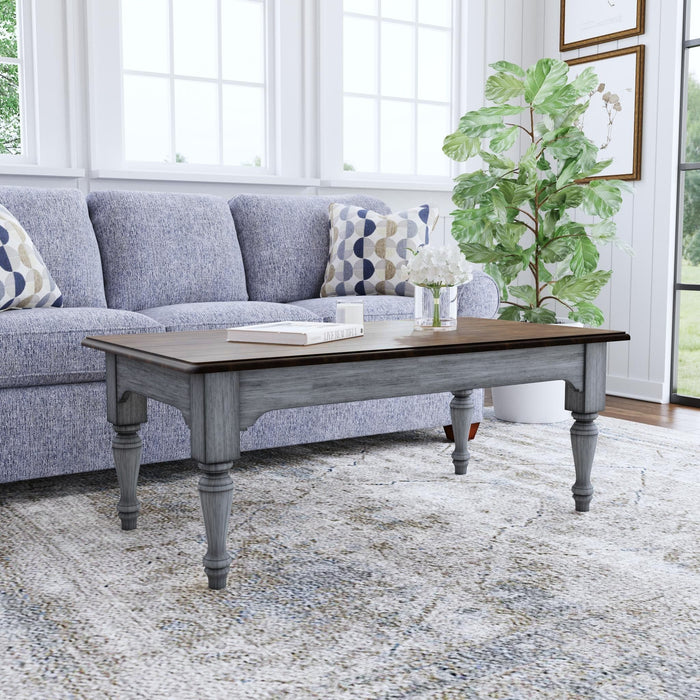 Plymouth - Rectangular Coffee Table - Gray