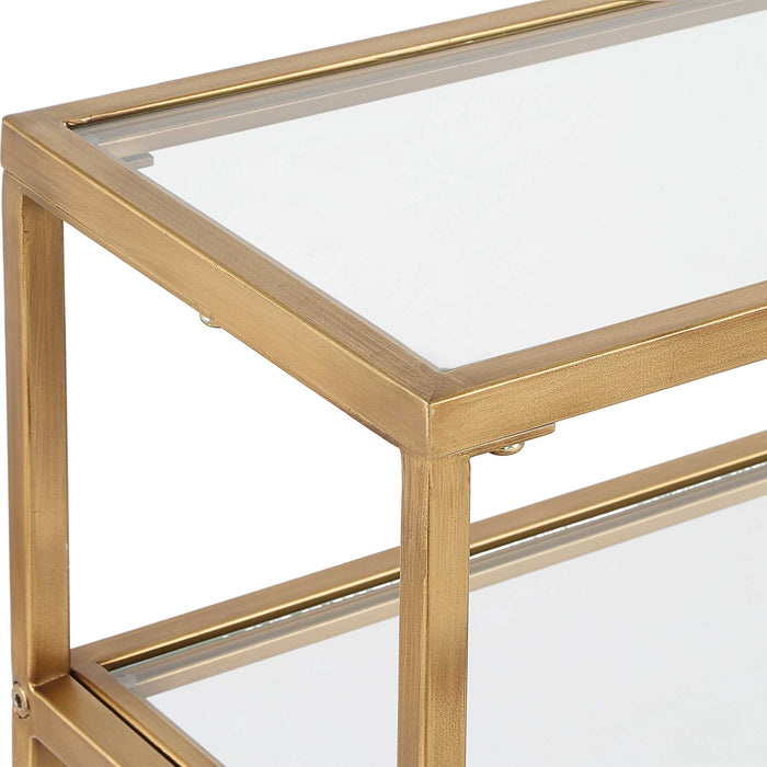 30.25" Accent Table - Gold