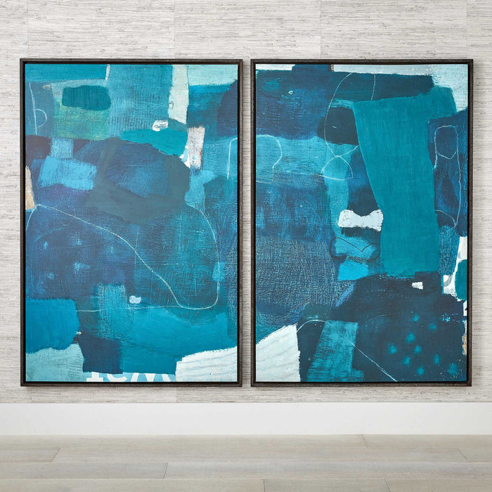 Wait Until Dusk - Framed Canvas Diptych (Set of 2)