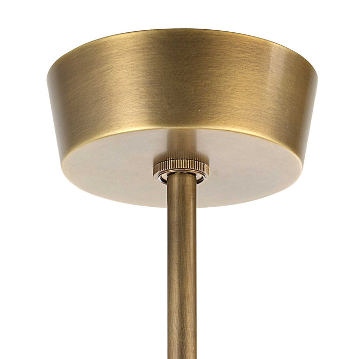 Opalescence - 1 Light Pendant - Brass / White