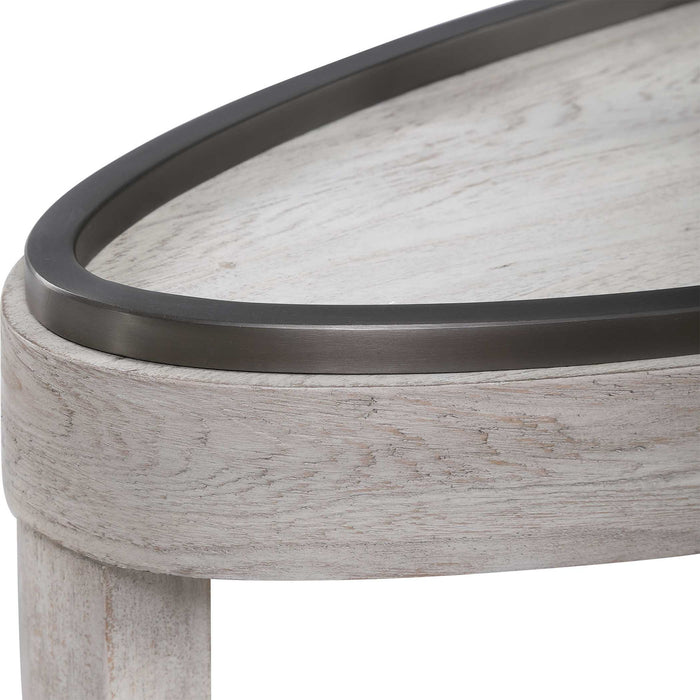 Ovoid - Console Table - Scrubbed Elm