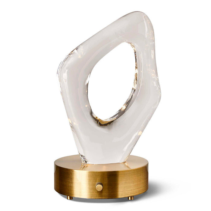 Lighted Plateau - Lamp - Brass