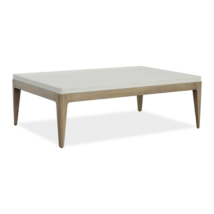 Linen Coffee Table - White