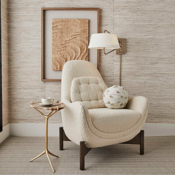 Sure Footed - Accent Table - Brass / Brown