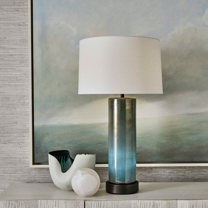 Ocean Eyes - Table Lamp - Blue / Bronze