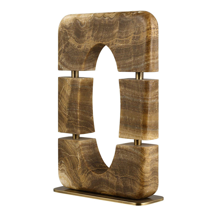 Missing Link - Tall Sculpture - Brown