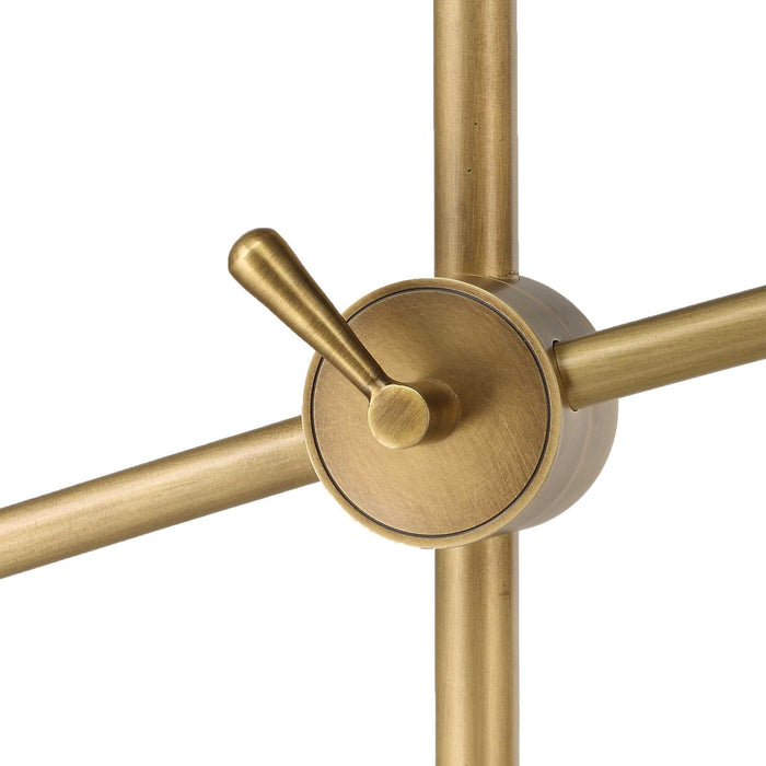 Kiss - Adjustable Arm Floor Lamp - Michelangelo Marble