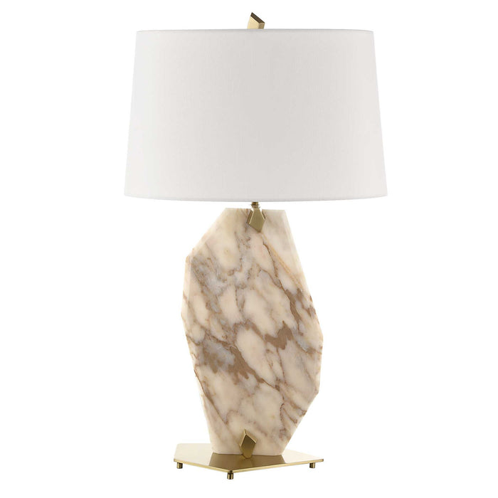 Pentagonal - Table Lamp - Gold / White