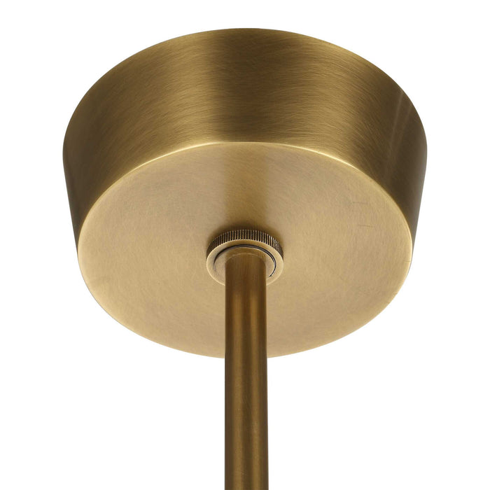 Tiered Ombre - 1 Light LED Pendant - Brass