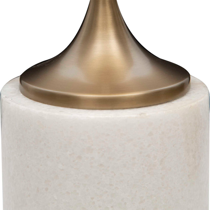 Trumpet - Accent Table - Gold / White