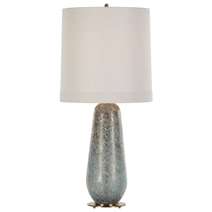 Atmosphere - Tall Table Lamp - Blue / Brass / Bronze