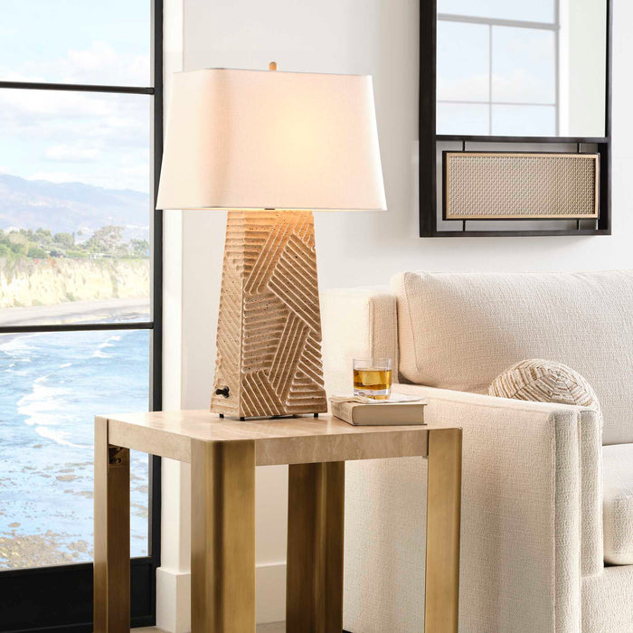 Diagram - Table Lamp - Beige