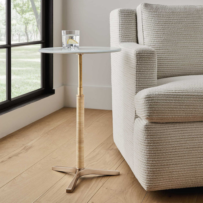 It's A Wrap - Accent Table - Brass