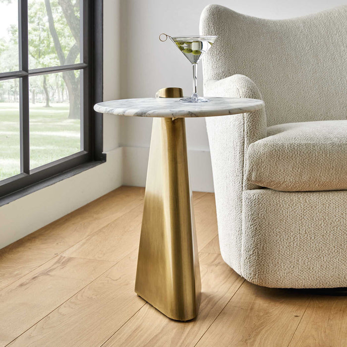 Strum - Marble Accent Table