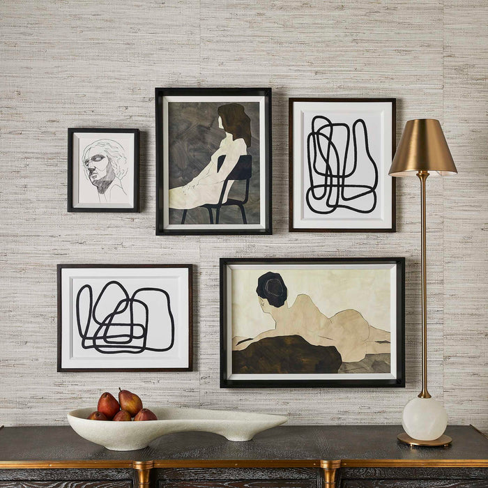 Entangle - Framed Prints (Set of 2) - Black / White