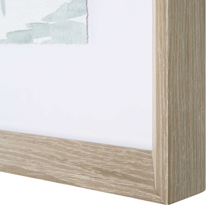 Serene - Lake Framed Prints (Set of 2) - Brown