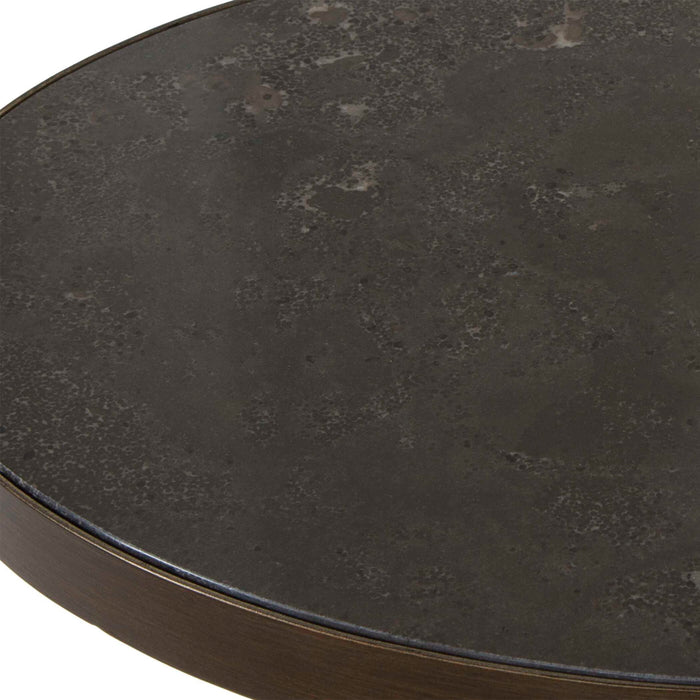 Jessenia - Stone Accent Table - Dark Gray