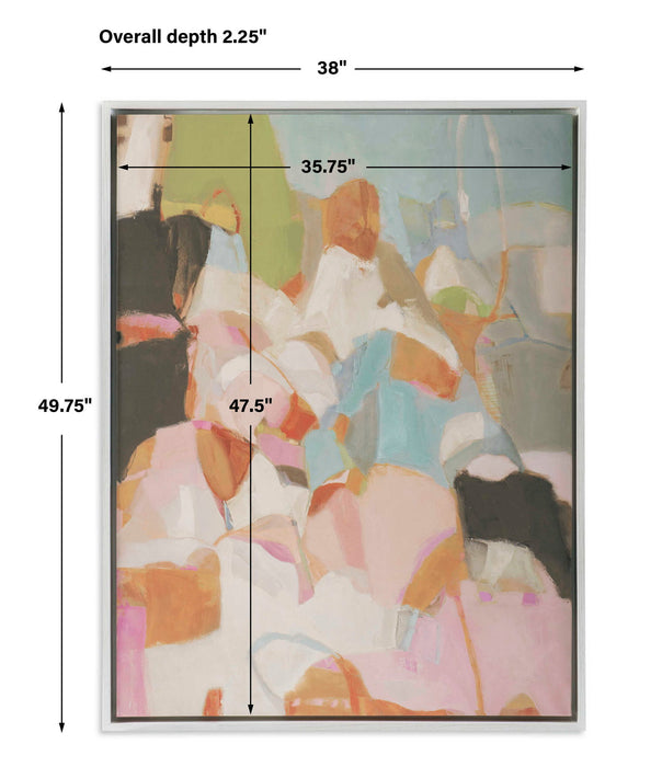 Queen For A Day - Framed Canvas - Black / Blue / Gray