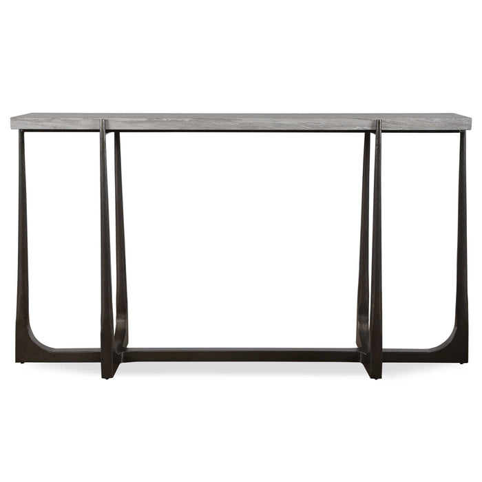 Tapering Off - Console Table - Bronze / Gray