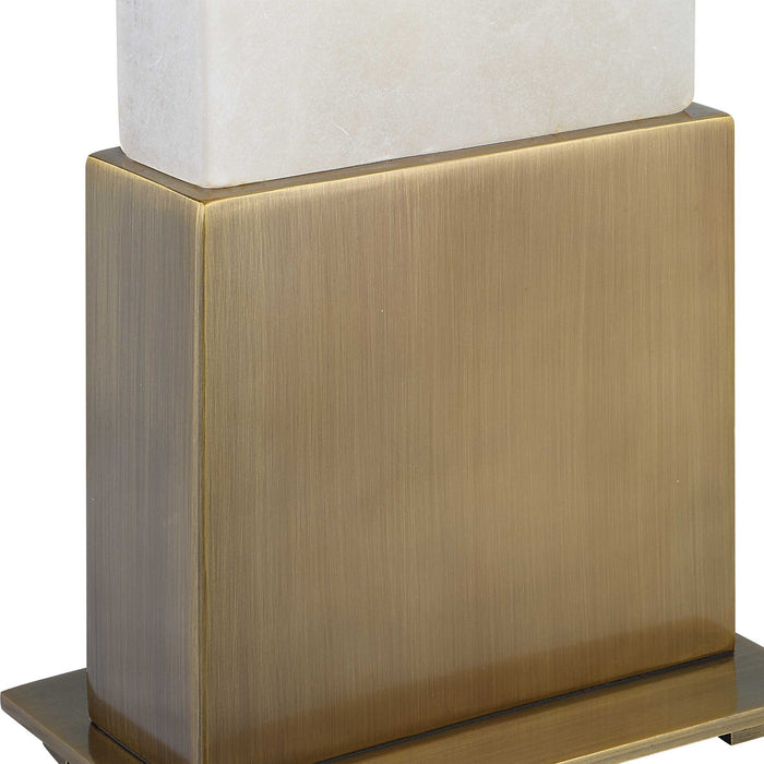 On A Cloud - Table Lamp - Brass / White