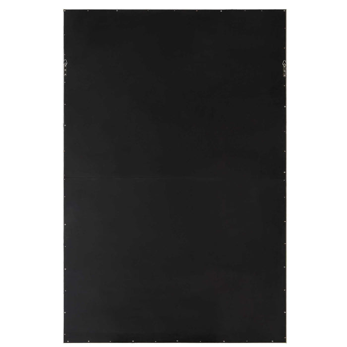 Tranquil Garden Fantasy - Framed Print - Blue / Gold / Gray