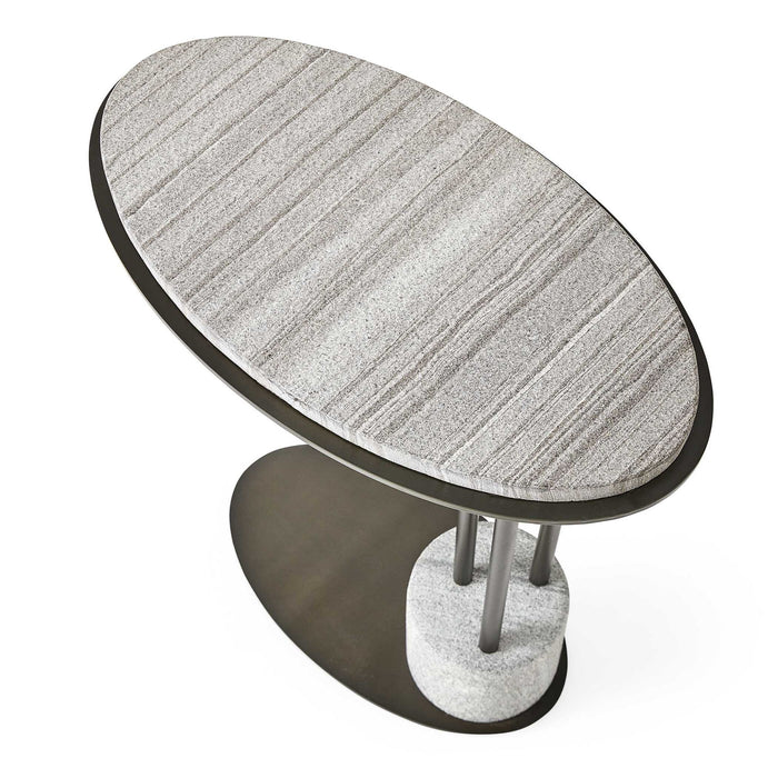 Strut - Accent Table - Black / Bronze