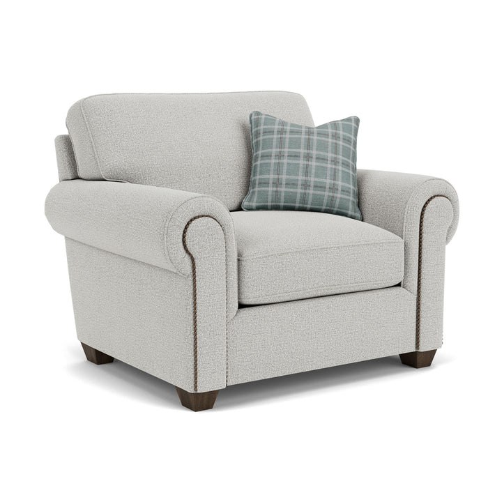 Carson - Fabric Chair, Nailhead Trim