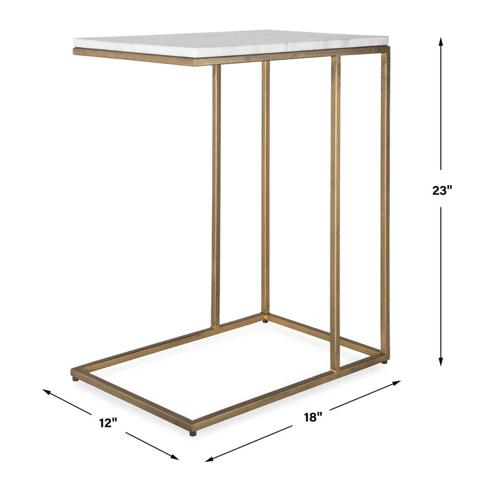 Accent Table - White