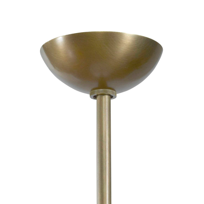 Superstar - 6 Light Pendant - Brass / White