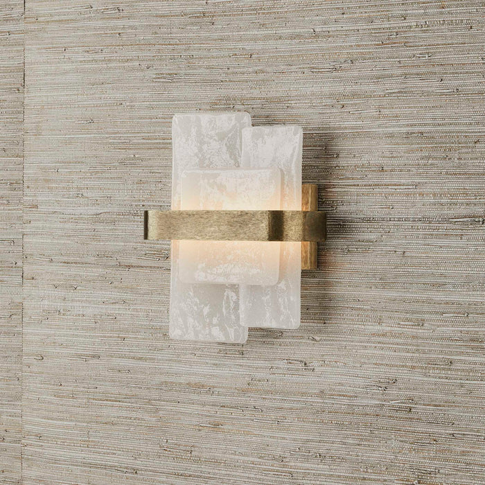 On The Ice - 1 Light Sconce - Brass