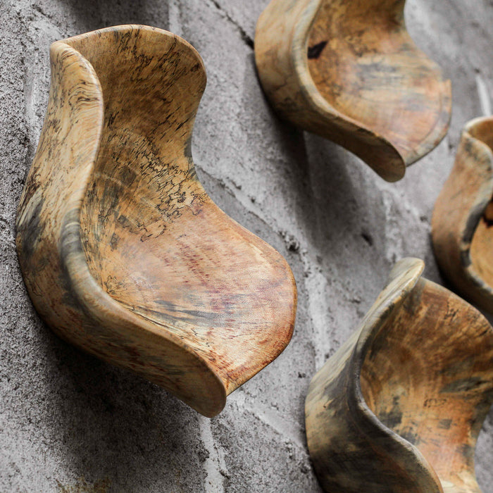 Tamarine - Wood Wall Art (Set of 3) - Light Brown