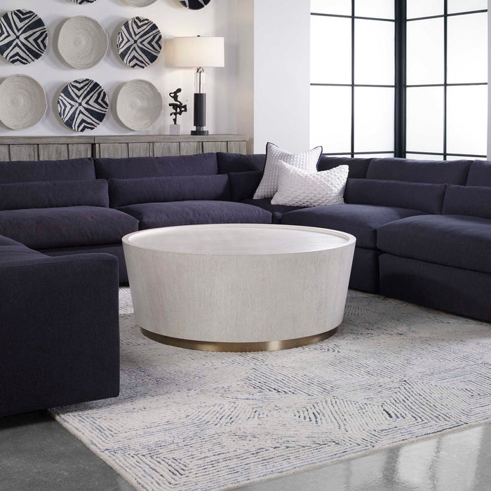 Cask - Coffee Table - White