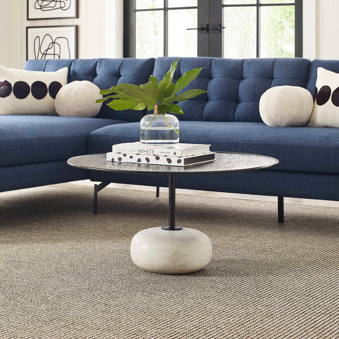 Button Up - Coffee Table - Bronze