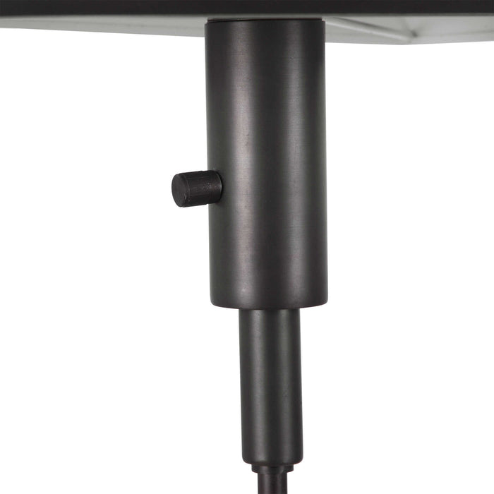 Telescope - Buffet Lamp - Gray Travertine/Bronze