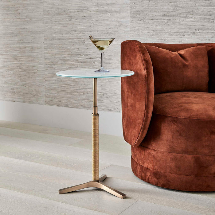 It's A Wrap - Accent Table - Brass