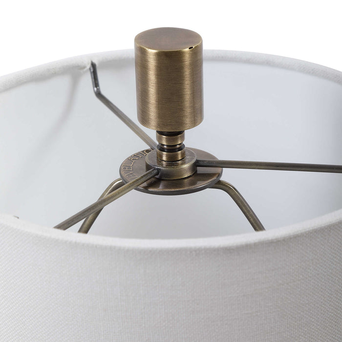 Edine - Buffet Lamp - Black / Brass / Brown