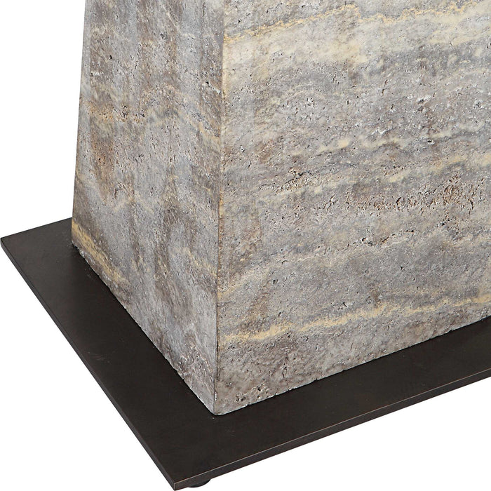 Forged Beacon - Floor Lamp - Brown / Gray