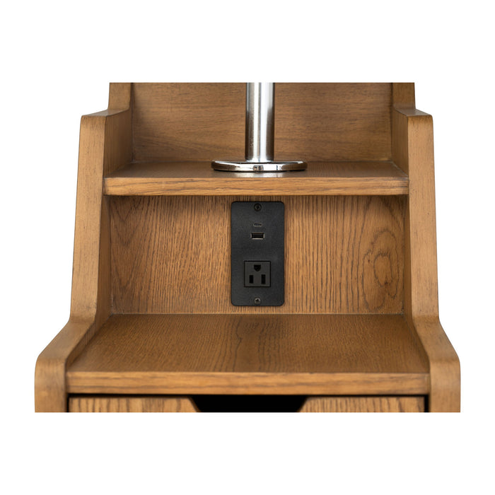 Sidekick - Smart Side Table - Light Brown