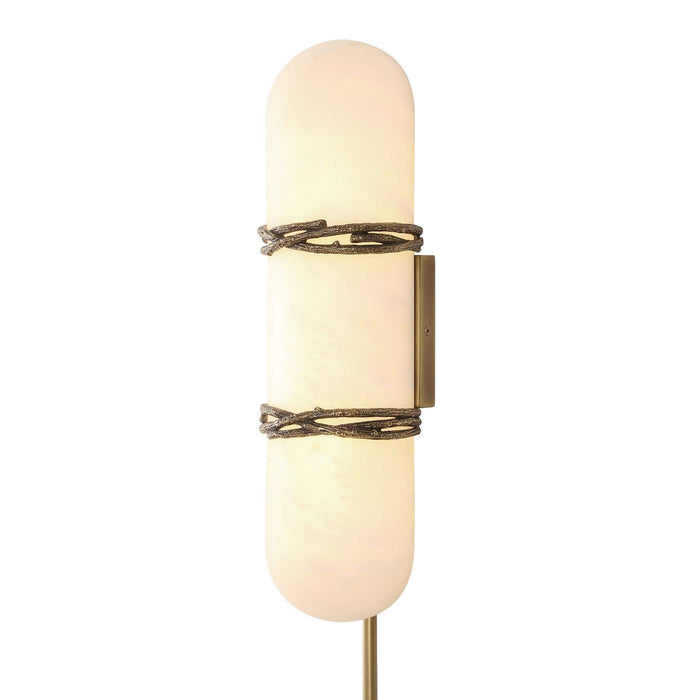 Entangled Vine - 1 Light Sconce - Brass / White
