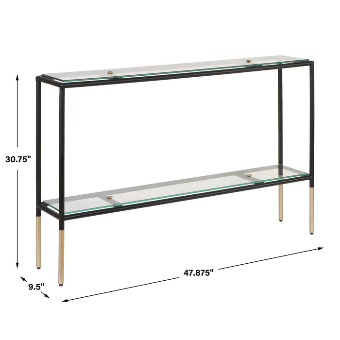 Accent Console Table - Black