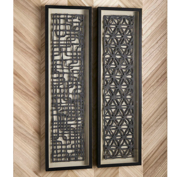 Caroni - Shadow Boxes (Set of 2) - Black / Brown