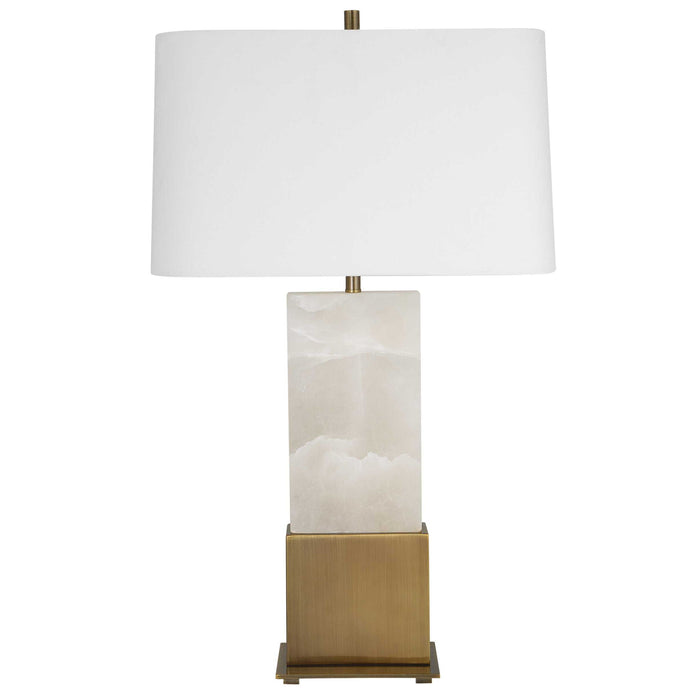 On A Cloud - Table Lamp - Brass / White