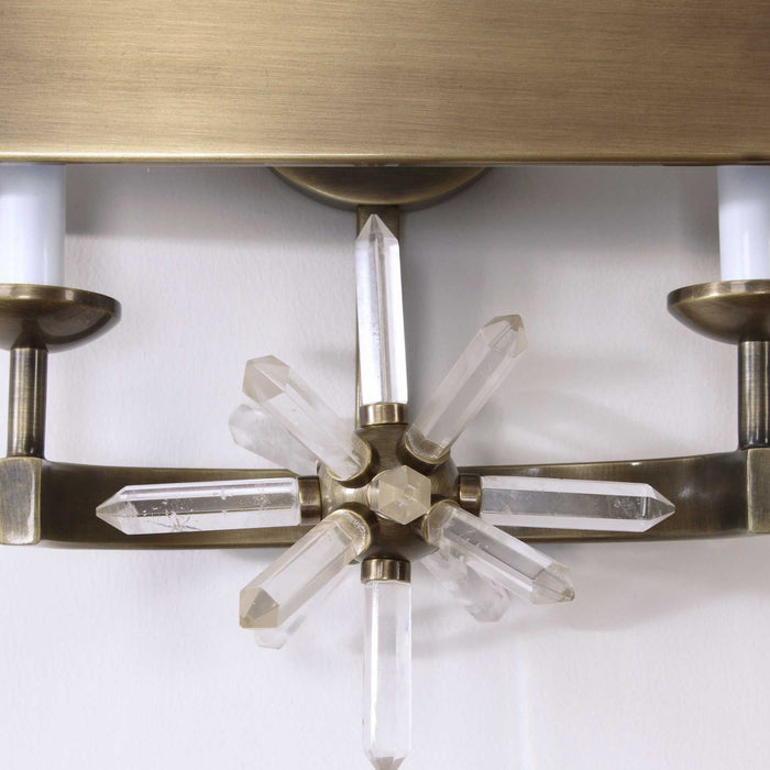 Star Quartz - 2 Light Sconce