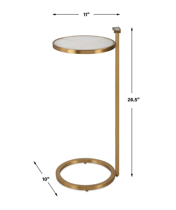 Jewel - Pull Up Accent Table - Round