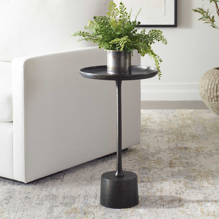 23.2" Accent Table - Black
