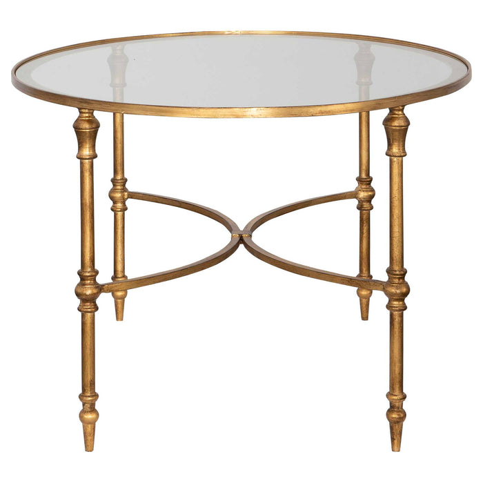 Vitya - Glass Coffee Table - Gold