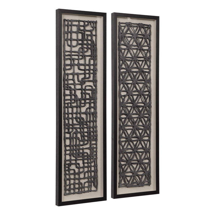 Caroni - Shadow Boxes (Set of 2) - Black / Brown