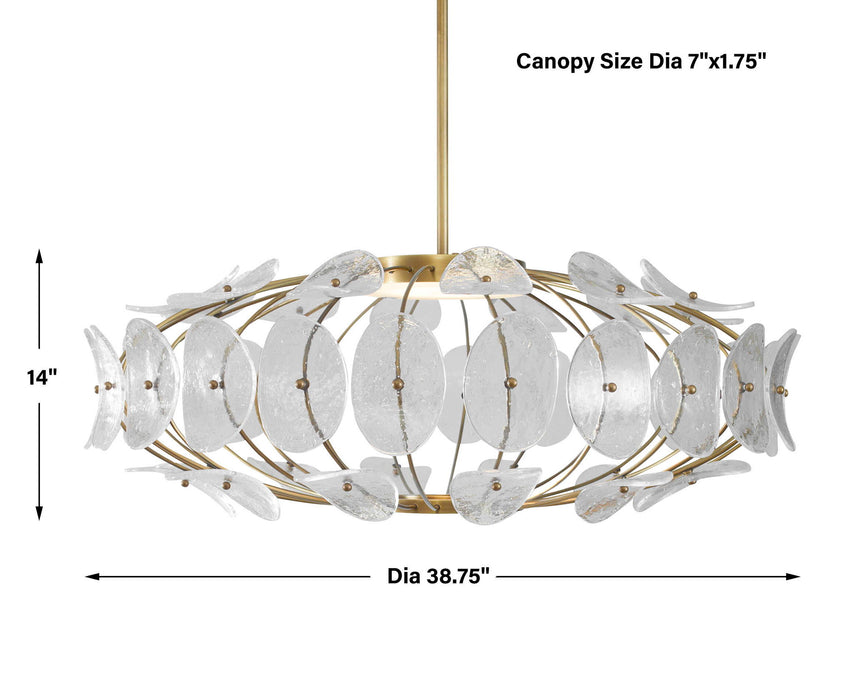 Ufo - 1 Light Pendant - Brass