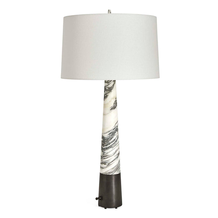 Lance - Table Lamp - Black / Bronze / White